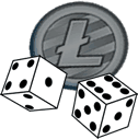 Litecoin Logo And Dice
